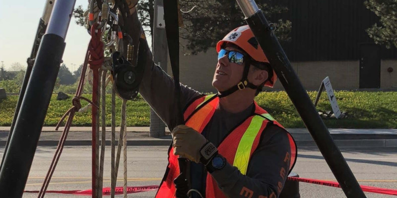 High-Angle Rescue in Hamilton, Ontario